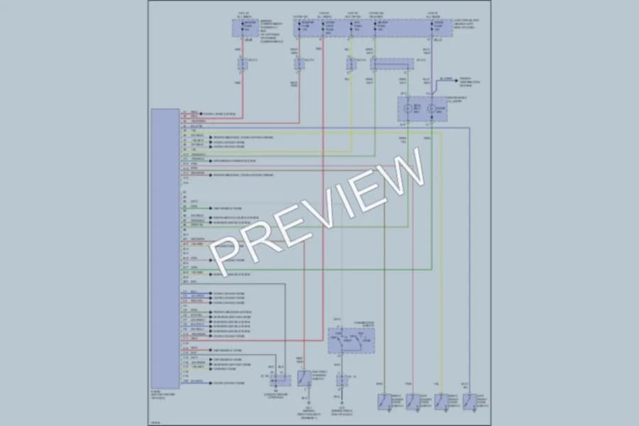 2003 Kia Sedona Body Control Modules wiring diagram preview