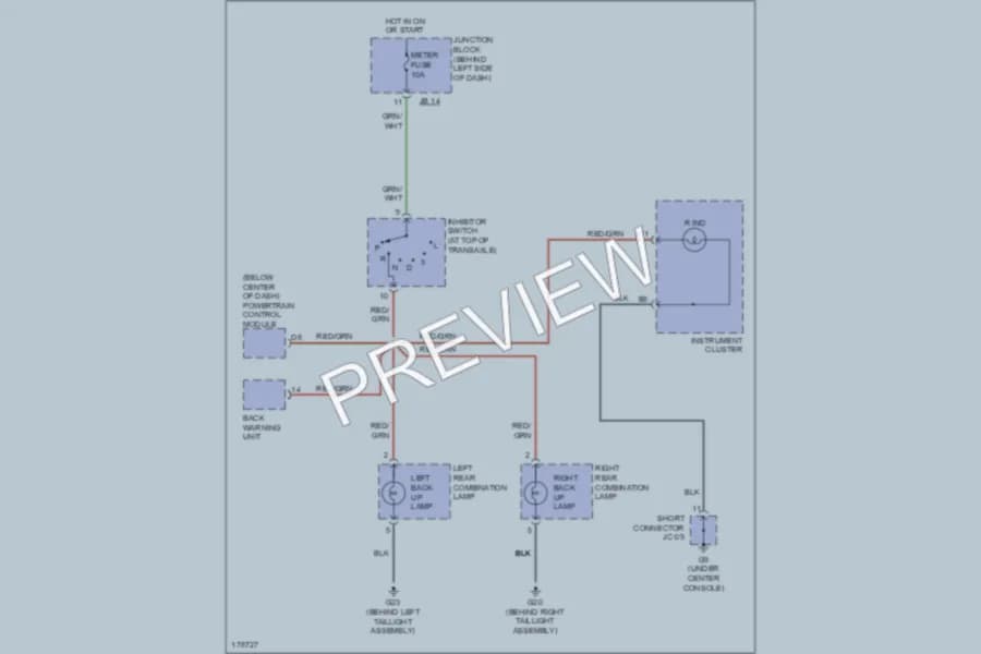 2003 Kia Sedona Exterior Lights wiring diagram preview