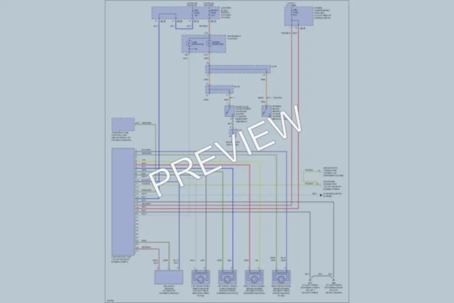 2003 Kia Sorento Anti Lock Brakes wiring diagram preview