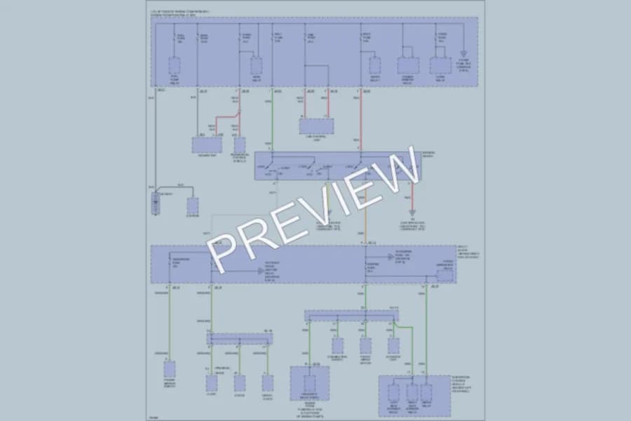 2003 Kia Sorento Power Distribution wiring diagram preview
