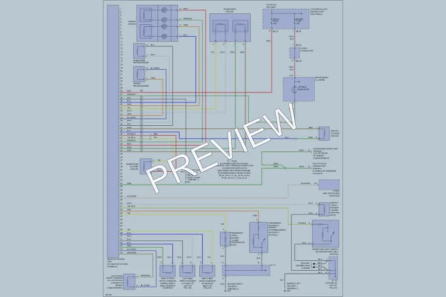 2003 Kia Sorento Supplemental Restraints wiring diagram preview