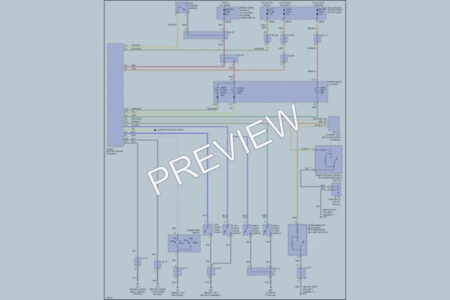 2003 Kia Sorento Warning Systems wiring diagram preview