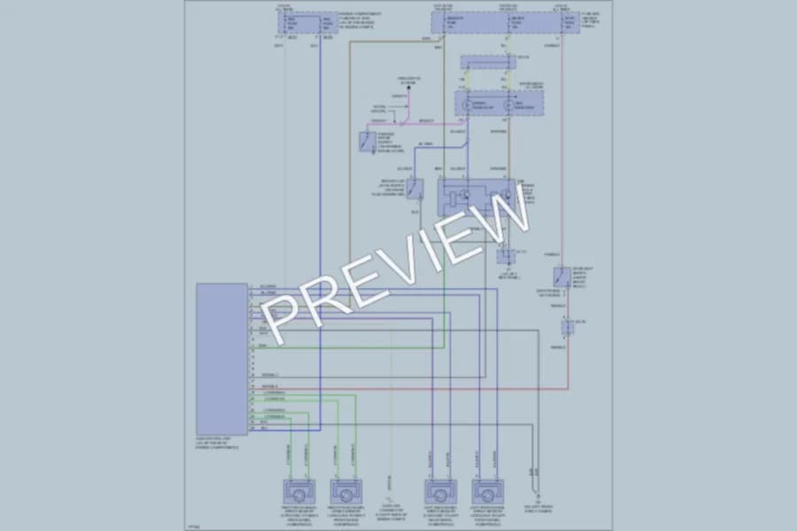 2003 Kia Spectra Anti Lock Brakes wiring diagram preview