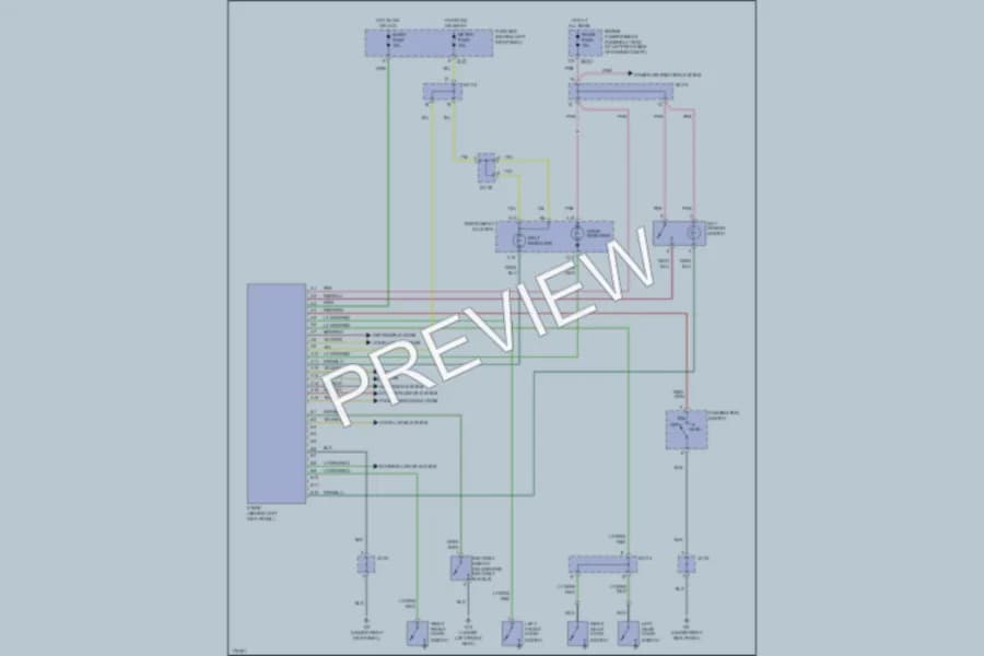 2003 Kia Spectra Body Control Modules wiring diagram preview