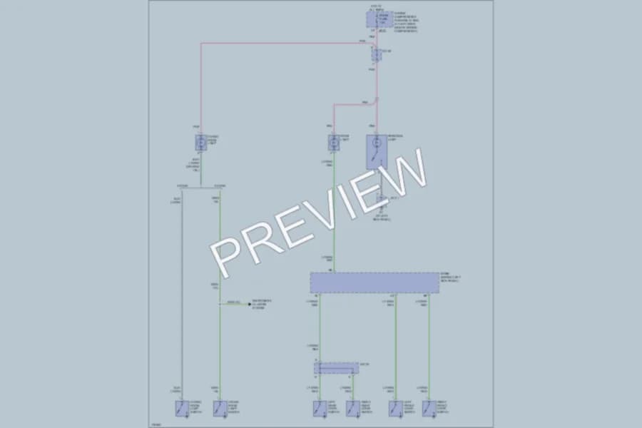 2003 Kia Spectra Interior Lights wiring diagram preview