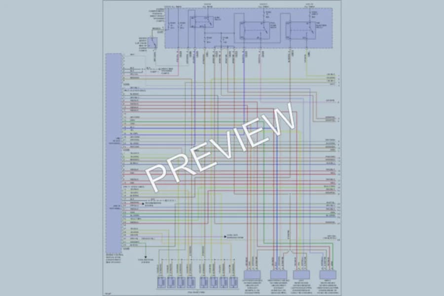 2003 LandRover Discovery Engine Performance wiring diagram preview