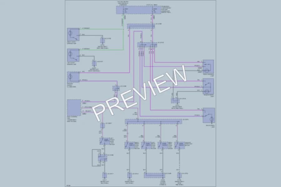 2003 LandRover Discovery Interior Lights wiring diagram preview
