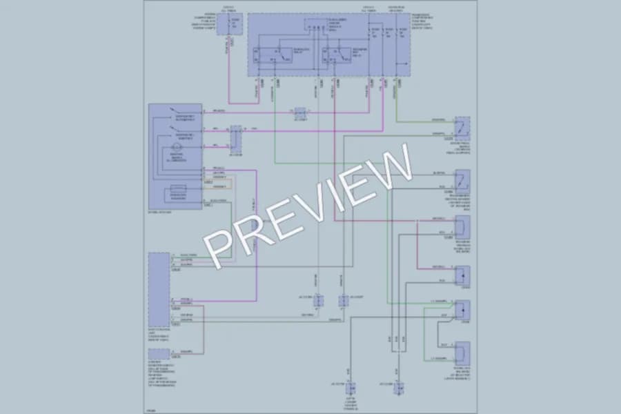 2003 LandRover Discovery Shift Interlock wiring diagram preview