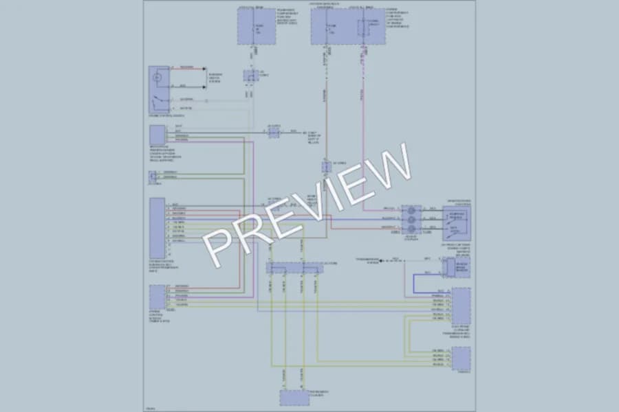 2003 LandRover Freelander Cruise Control wiring diagram preview