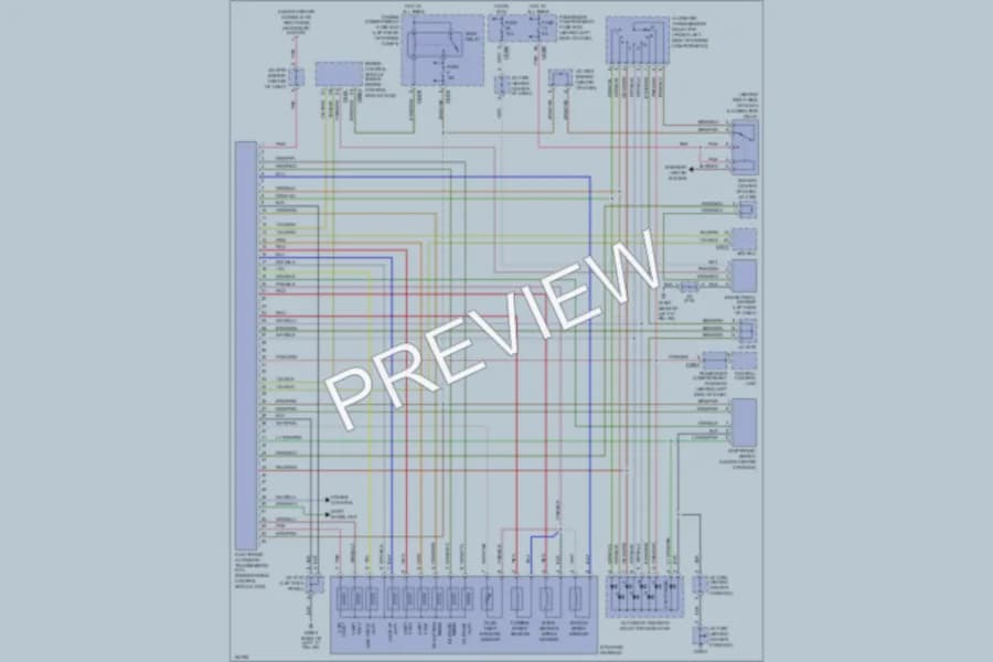 2003 LandRover Freelander Transmission wiring diagram preview
