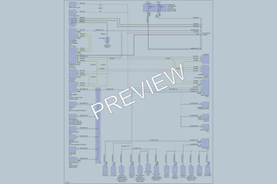 2003 LandRover RangeRover Computer Data Lines wiring diagram preview