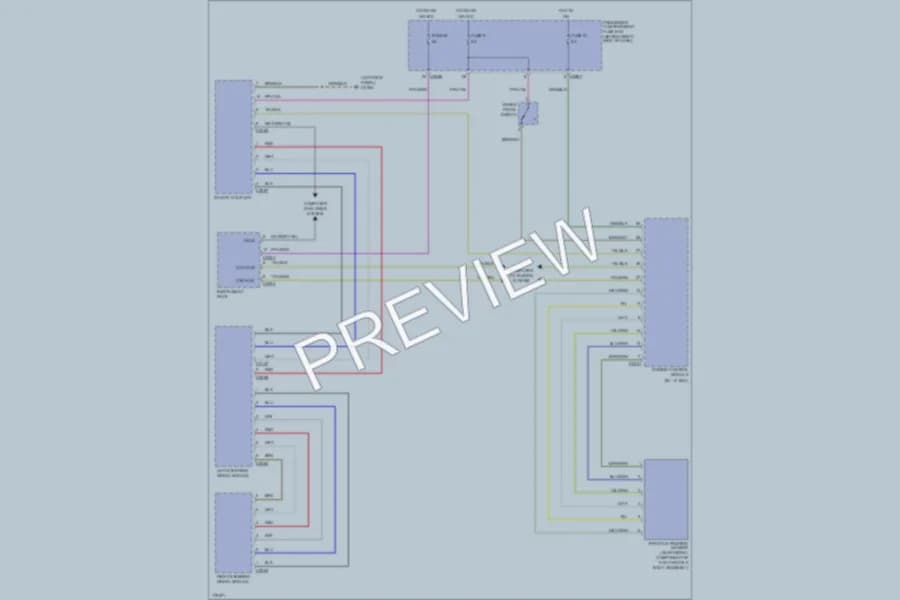 2003 LandRover RangeRover Cruise Control wiring diagram preview