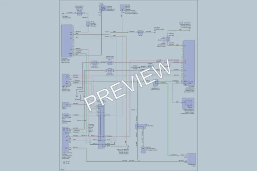 2003 Lexus GS300 Computer Data Lines wiring diagram preview