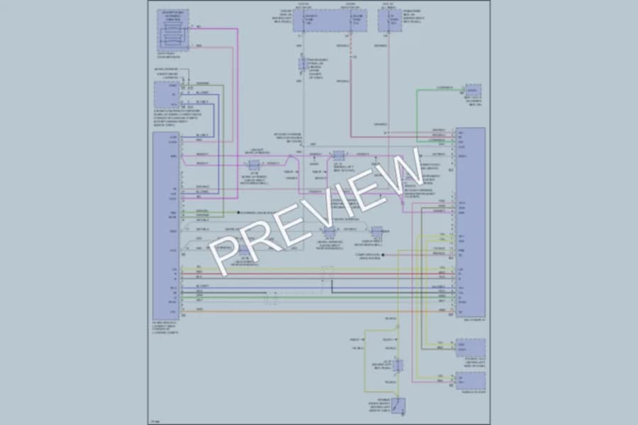 2003 Lexus GS430 Navigation wiring diagram preview