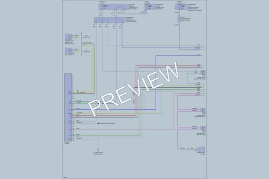 2003 Lexus GS430 Radio wiring diagram preview