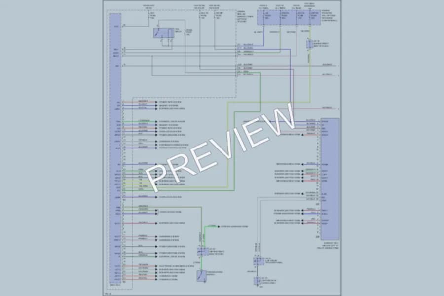 2003 Lexus GX470 Body Control Modules wiring diagram preview