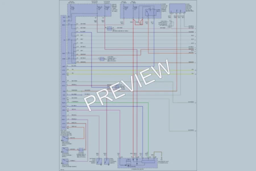2003 Lexus GX470 Interior Lights wiring diagram preview