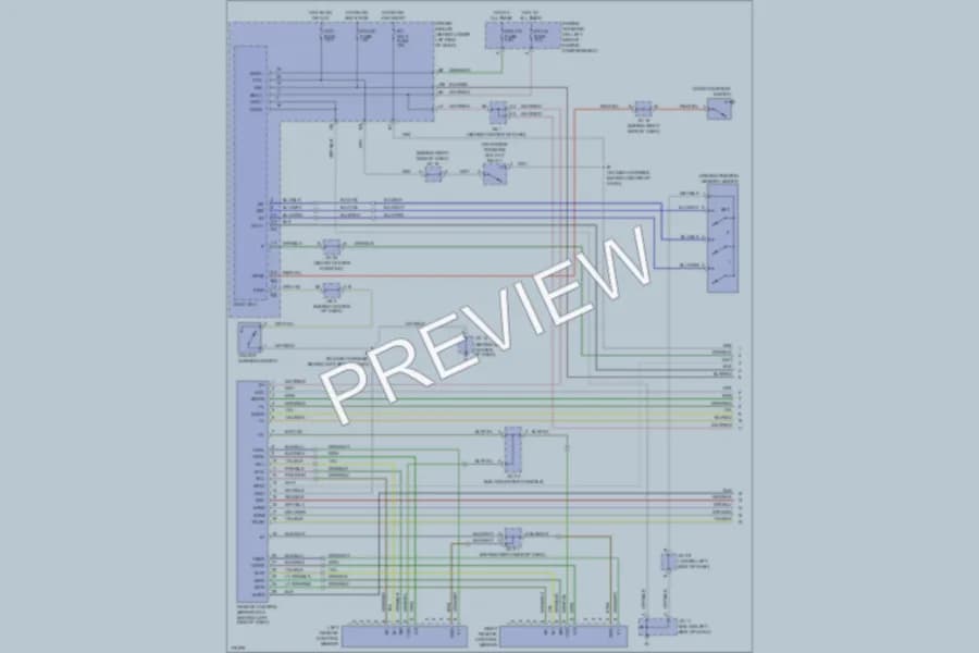 2003 Lexus GX470 Memory Systems wiring diagram preview