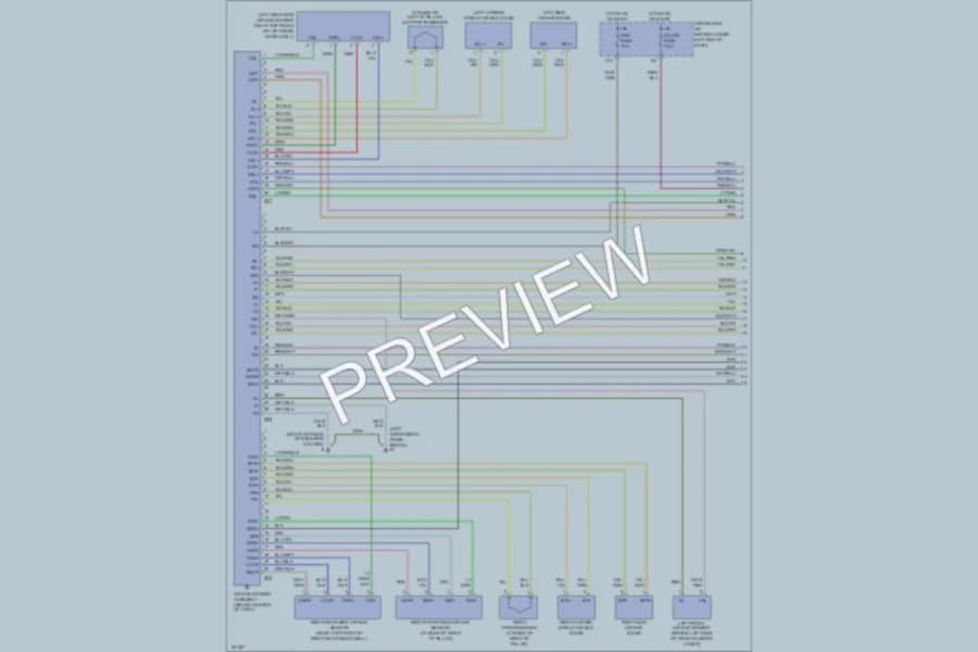2003 Lexus GX470 Supplemental Restraints wiring diagram preview