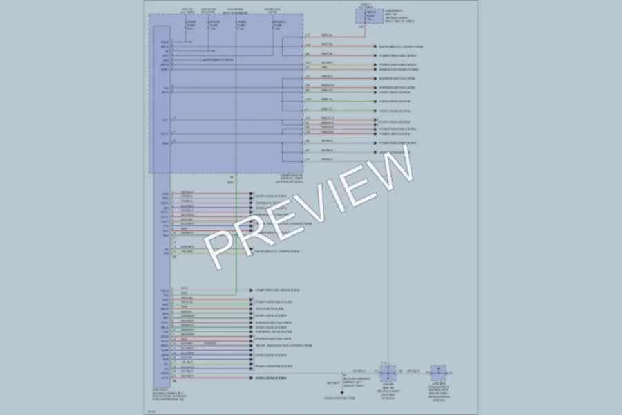 2003 Lexus IS300 Body Control Modules wiring diagram preview