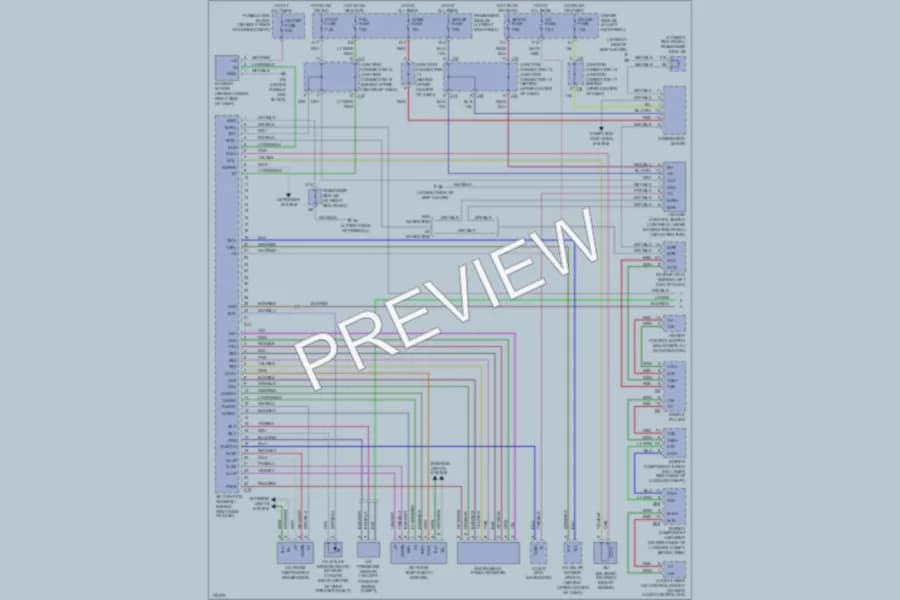 2003 Lexus LS430 Air Conditioning wiring diagram preview