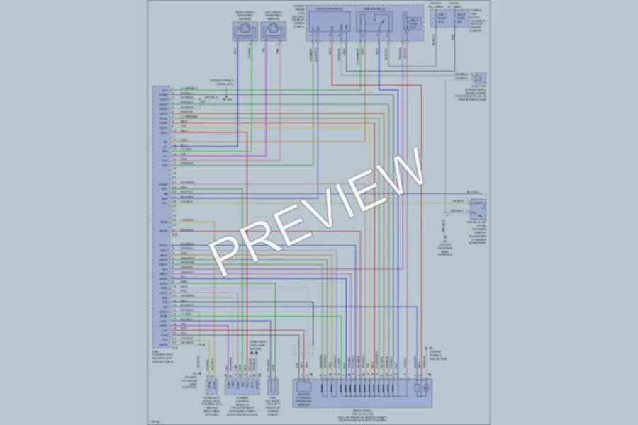 2003 Lexus LS430 Anti Lock Brakes wiring diagram preview
