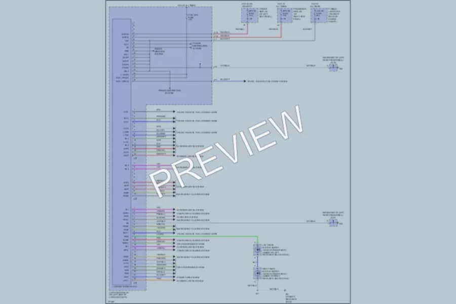 2003 Lexus LS430 Body Control Modules wiring diagram preview