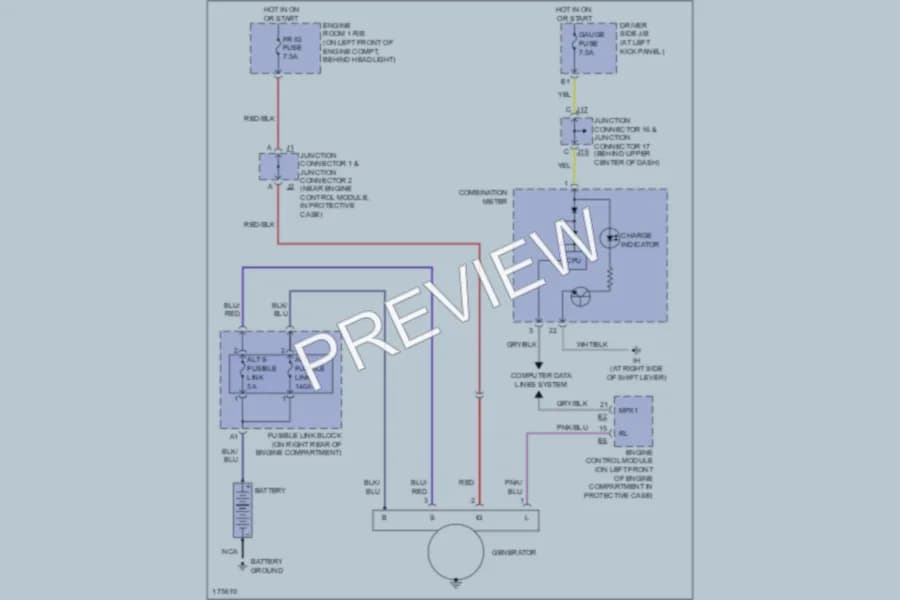 2003 Lexus LS430 Starting Charging wiring diagram preview