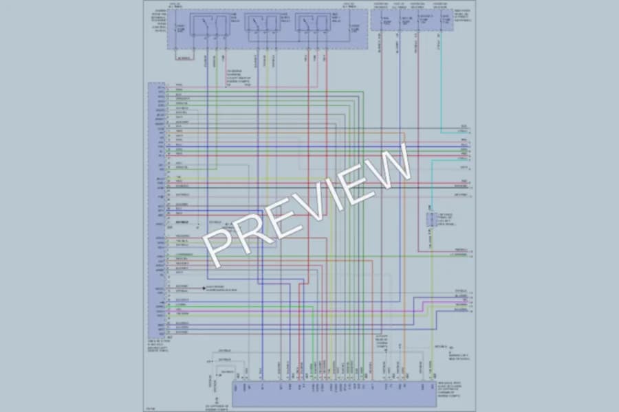 2003 Lexus LX470 Anti Lock Brakes wiring diagram preview