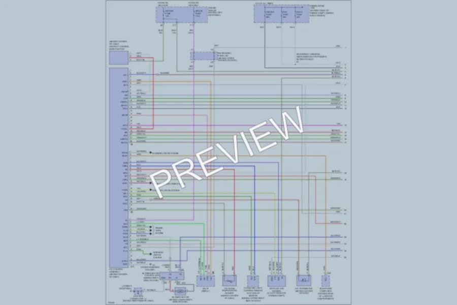 2003 Lexus SC430 Air Conditioning wiring diagram preview