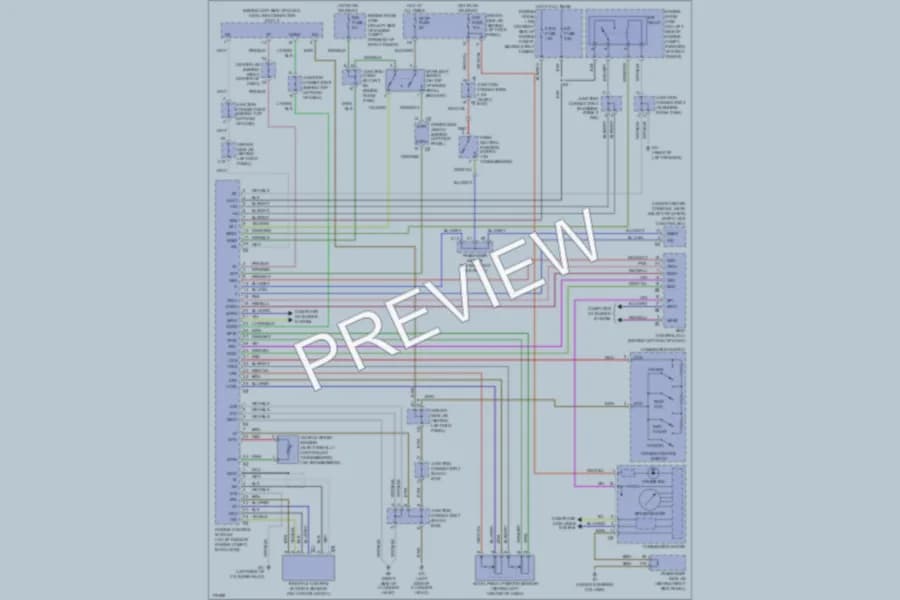 2003 Lexus SC430 Cruise Control wiring diagram preview