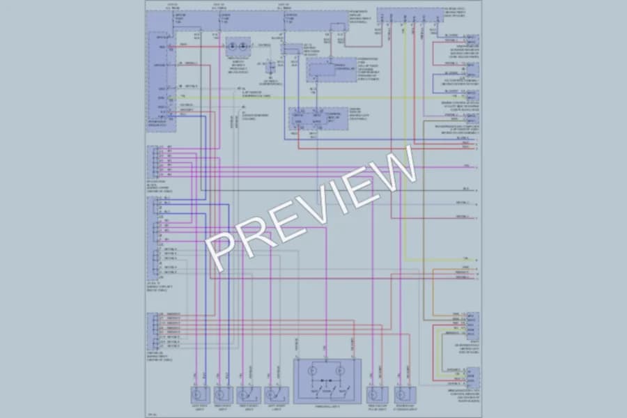 2003 Lexus SC430 Interior Lights wiring diagram preview