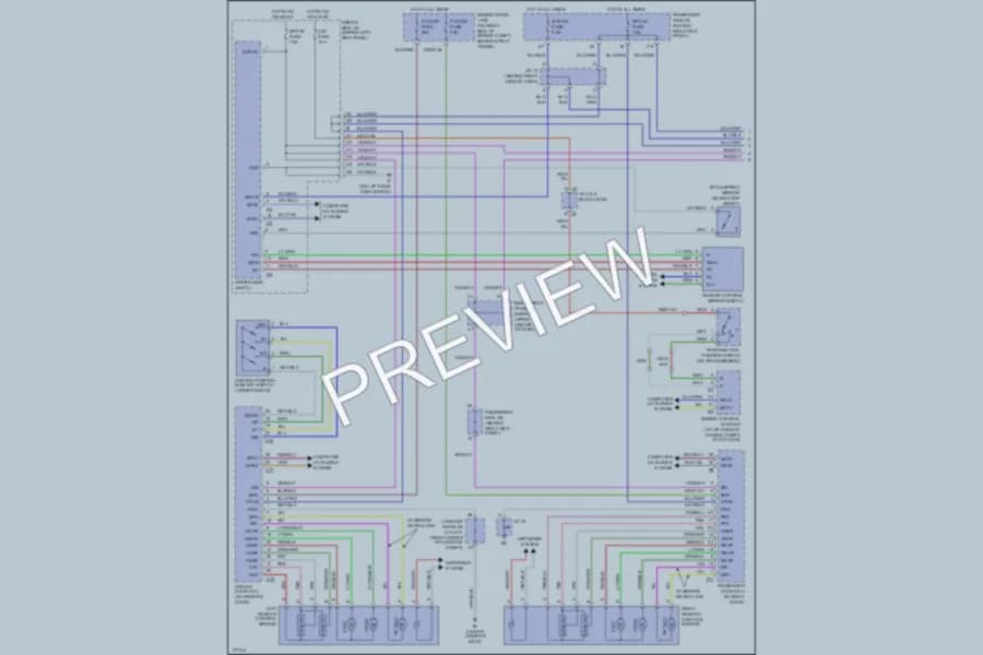 2003 Lexus SC430 Memory Systems wiring diagram preview
