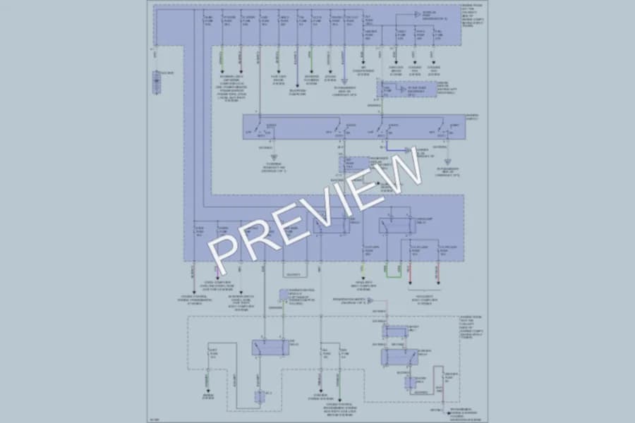 2003 Lexus SC430 Power Distribution wiring diagram preview