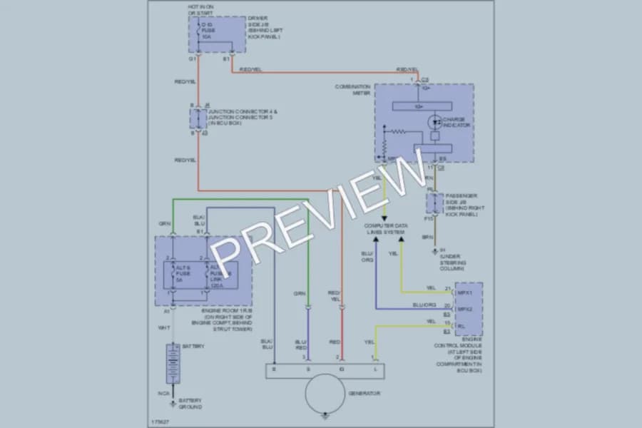 2003 Lexus SC430 Starting Charging wiring diagram preview