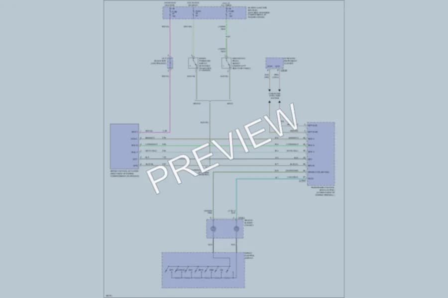 2003 Lincoln Aviator Cruise Control wiring diagram preview
