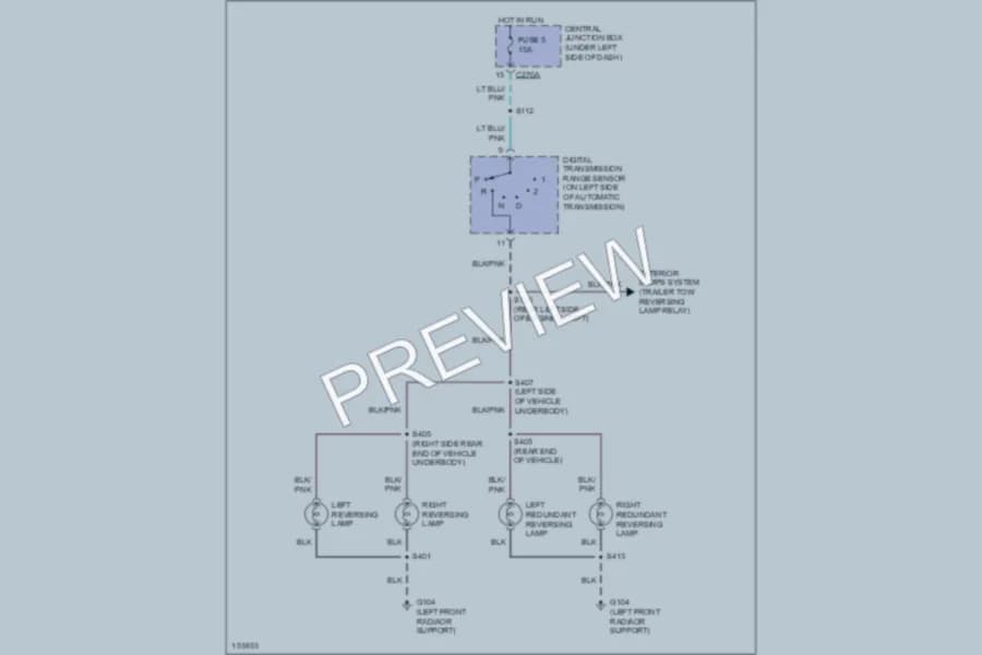 2003 Lincoln Blackwood Exterior Lights wiring diagram preview