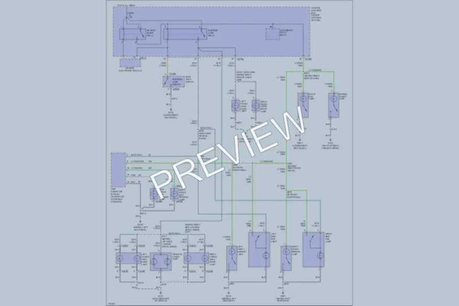 2003 Lincoln Blackwood Interior Lights wiring diagram preview
