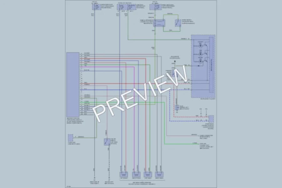 2003 Mazda 6 Anti Lock Brakes wiring diagram preview