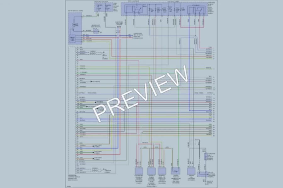 2003 Mazda 6 Engine Performance wiring diagram preview
