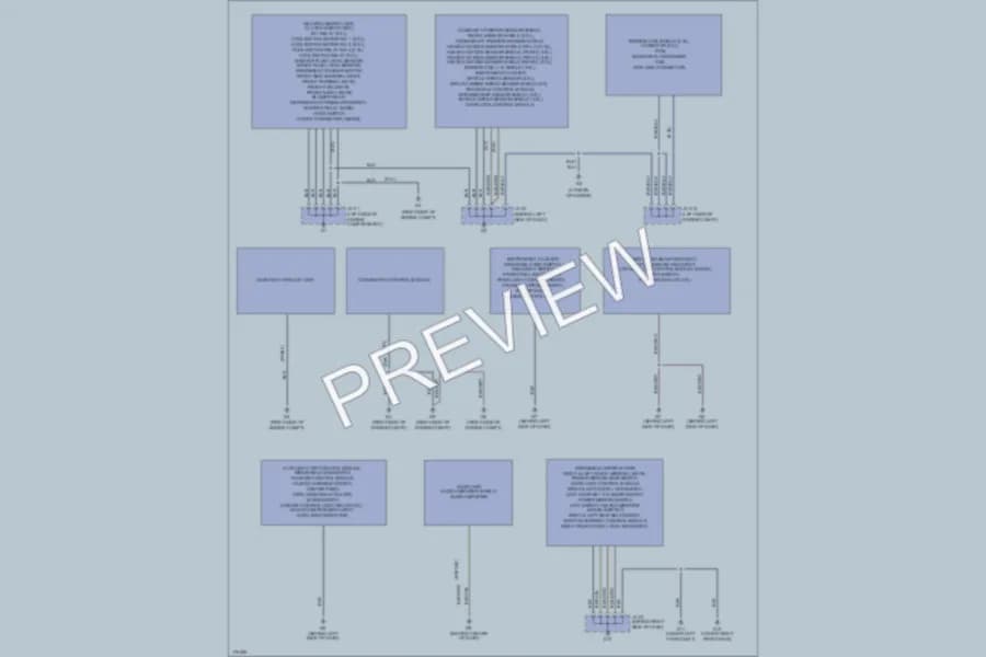 2003 Mazda 6 Ground Distribution wiring diagram preview