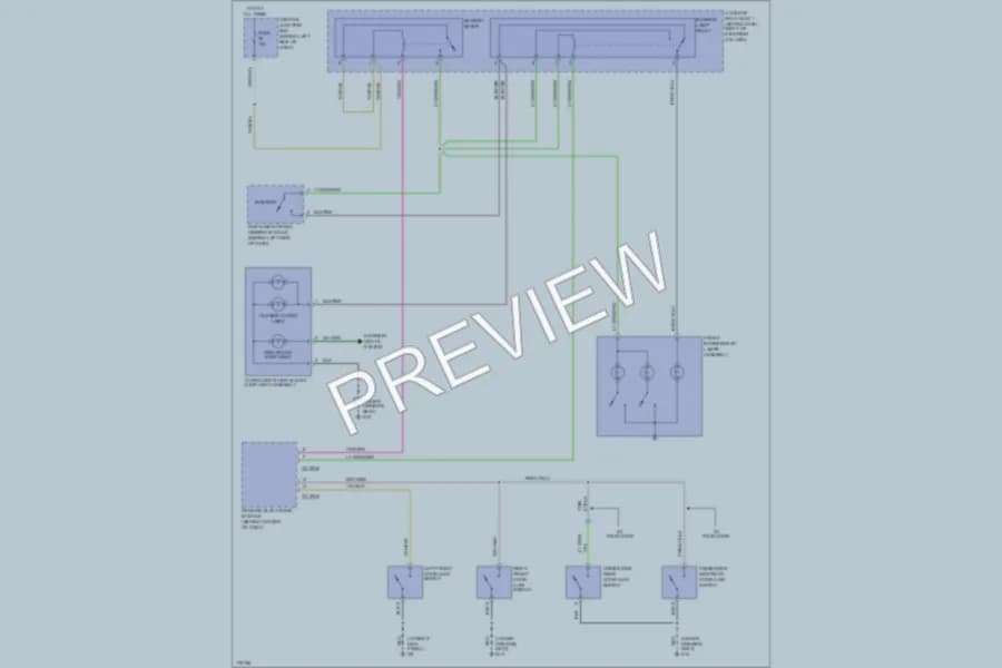 2003 Mazda B2300 Interior Lights wiring diagram preview