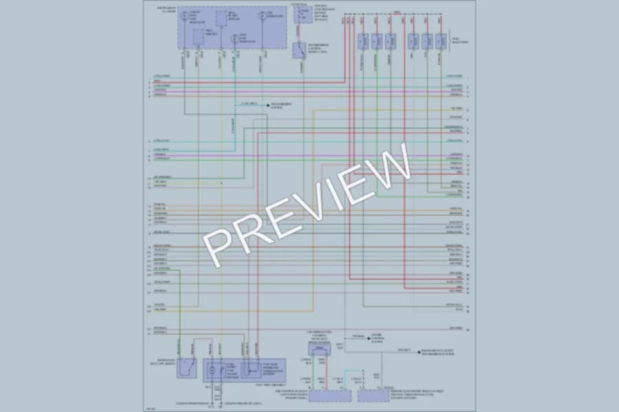 2003 Mazda B4000 Engine Performance wiring diagram preview