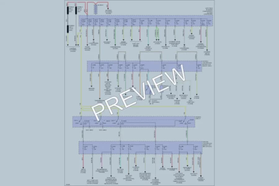 2003 Mazda B4000 Power Distribution wiring diagram preview