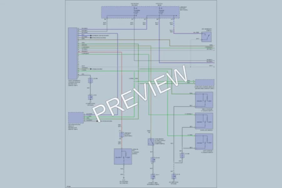 2003 Mazda MPV Anti Theft wiring diagram preview