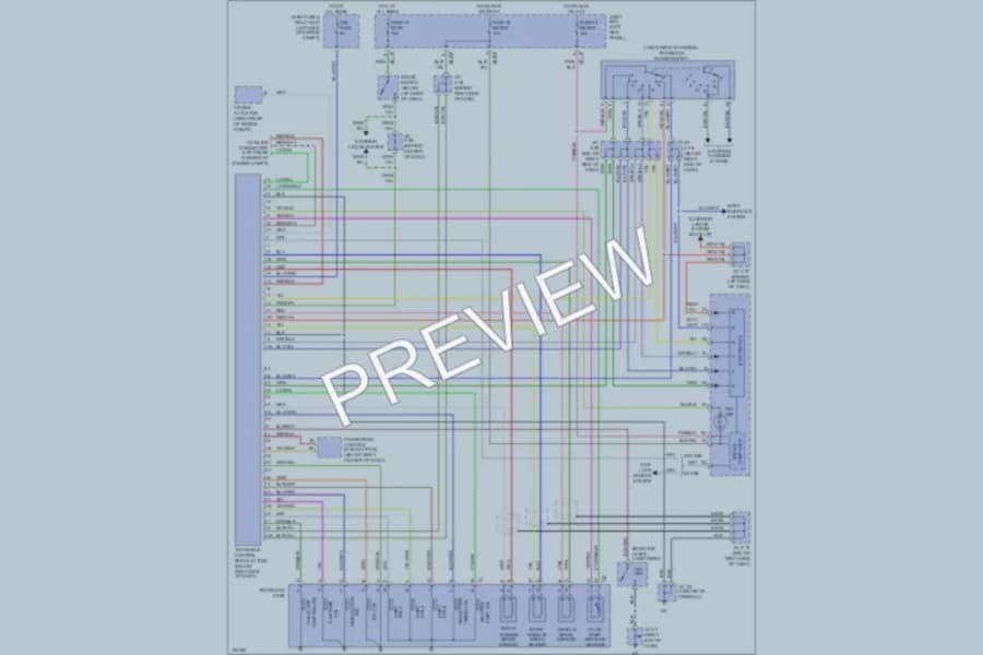 2003 Mazda MPV Transmission wiring diagram preview