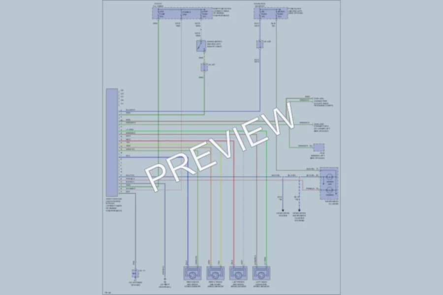 2003 Mazda Miata Anti Lock Brakes wiring diagram preview