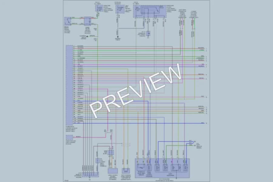 2003 Mazda Protege5 Transmission wiring diagram preview