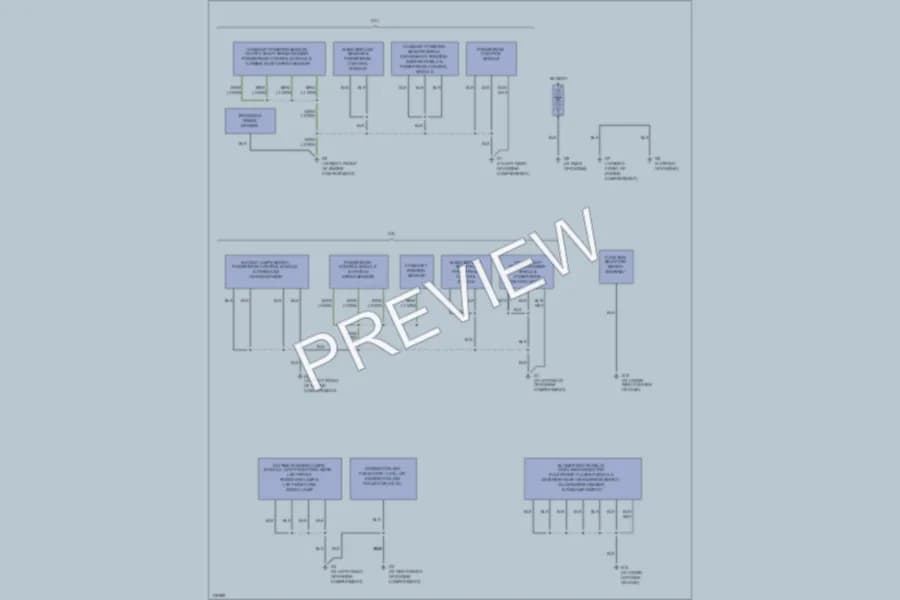 2003 Mazda Tribute Ground Distribution wiring diagram preview