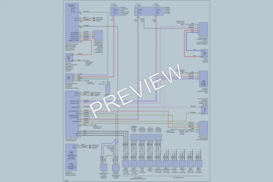 2003 MercedesBenz C240 Air Conditioning wiring diagram preview